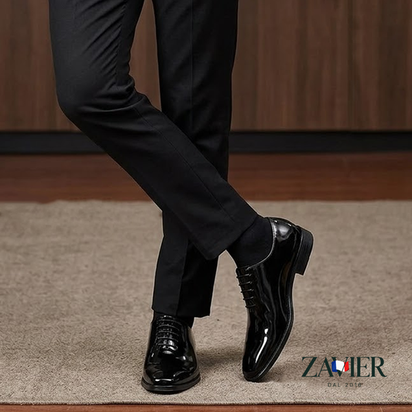 [COMPRE 1 E LEVE 2] – Sapatos Social Oxford Inglês em Couro Envernizado