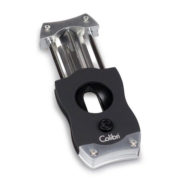Cortador de Charutos Colibri V-CUT - Preto e Prata