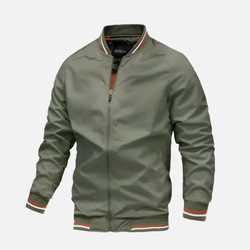 Jaqueta Casual Masculina com Zíperes Matezzo