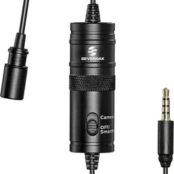 Microfone De Lapela Boya BY-M1 Condensador Omnidirecional - BY-M1