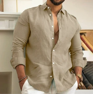 Camisa de Linho Masculina Firenzi
