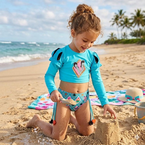 BIQUINI CROPPED KIDS AURORA ML EALI SIRI - 37045