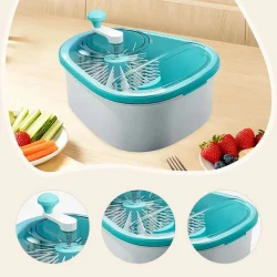 Lavadora Manual de Frutas, Verduras e Legumes com Cesto Giratório