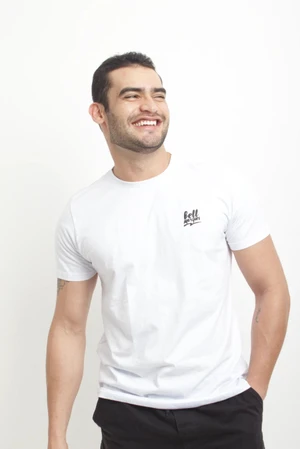 Camiseta Branca Bell Marques Básica - Masculina