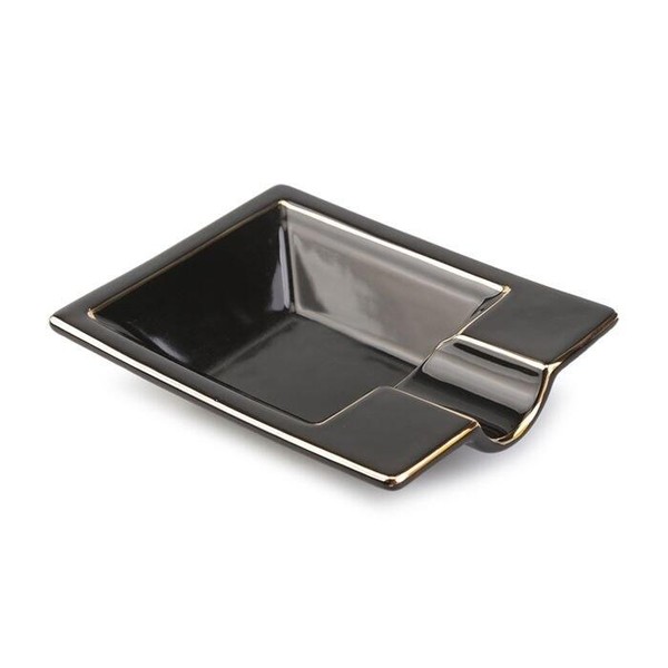 Cinzeiro de Ceramica para 1 Charuto Spheraf - Preto