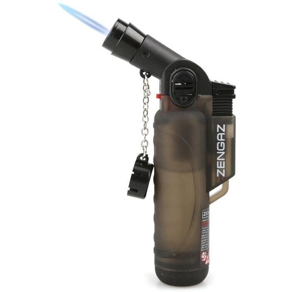 Isqueiro Maçarico Angle Jet Plus Zengaz - Preto (1 Chama)