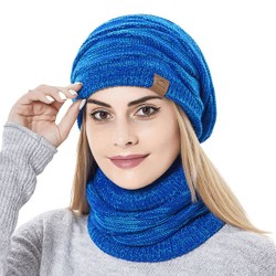 Gorro e Protetor de Pescoço Lã Feminino WinterWonder