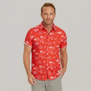 Camisa Vinser Jurassic Vermelho