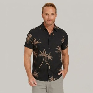 Camisa Vinser Palm Noir