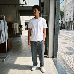 [Pague 2, Leve 4] Calça Tuesday Masculina em Algodão, Poliéster e Malha Texturizada de Caimento Reto com Cós Elástico e Cordão Trançado