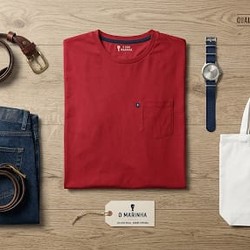 CAMISETA EM MEIA MALHA ONDA MARINHO ADULTO O1098