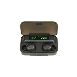 Fones de ouvido sem fio F9-5 com Powerbank: som envolvente, bateria de longa duração