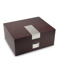 Umidor para 85 Charutos Apex - Madeira Avermelhada