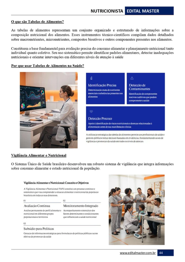 Nutricionista- Ministério da Saúde
