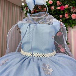 Vestido Temático Inspiração - Frozen
