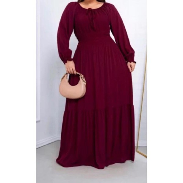 Vestido Longo Feminino Verde Menta Manga Longa Lastex Elegante Moda Evangélica