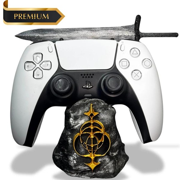 Suporte Premium Para Controle Ps5/ Ps4 e Xbox Elden Ring de luxo pintado a mão + CHAVEIRO DE BRINDE Pronta Entrega
