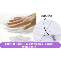 Travesseiro Ortopédico Borboleta em Espuma de Memória Ergonômico