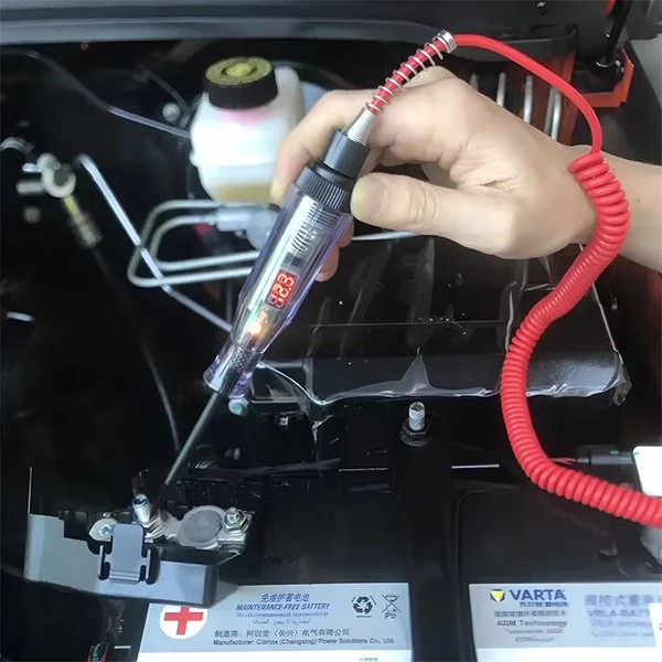 Testador de circuito de tensão de caminhão e carro, 6v 12v 24v, caneta de teste de sonda de diagnóstico de carro, lâmpada, caneta de medição elétrica, ferramentas de reparo