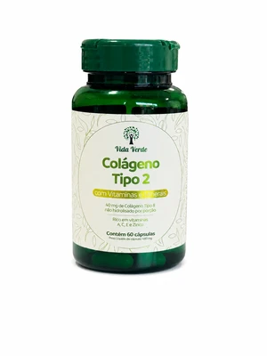 Colágeno tipo 2 - 60 caps - Vida Verde
