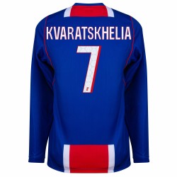 Camisa PSG Home 2026/27 Kvaratskhelia 7 - Manga longa