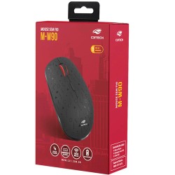 Mouse Sem Fio Recarregavel C3Tech Preto - M-W90BK