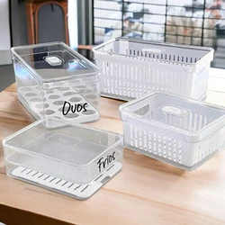 KIT ORGANIZADOR DE GELADEIRA CLEAR 4 UN