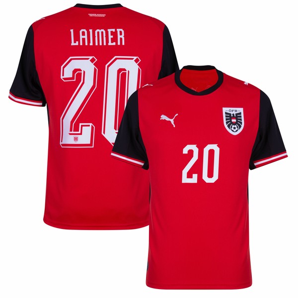 Camisa Seleção Áustria Home 2026/27 Laimer 20
