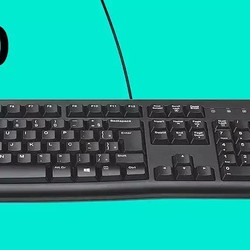 Kit Logitech Teclado USB MK120 Preto