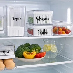 KIT ORGANIZADOR DE GELADEIRA CLEAR ESPECIAL5 UN