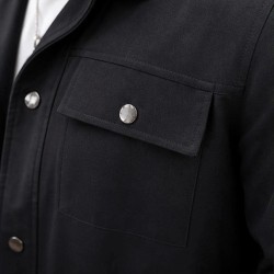 Jaqueta Masculina Montero em Algodão e Poliéster Interior Forrado e Bolsos Superiores +BRINDES: Relógio, Cinto e Carteria