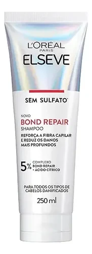 L'Oréal Elseve Bond Repair Shampoo Reparação Capilar Frizz 250ml