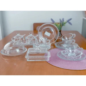 Kit Café da Manhã Wolff Pearl Bolinhas Pires Formato Coração