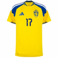 Camisa Seleção Suécia Home 2026/27 Gyökeres 17