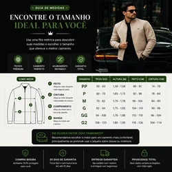 Jaqueta Masculina Soberano com Interior Forrado a Prova D’Água e Bolsos Internos +BRINDES: Relógio, Cinto e Carteira
