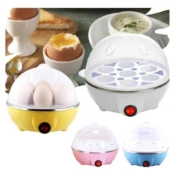 Cozedor Elétrico de Ovos Portátil para Até 7 Ovos