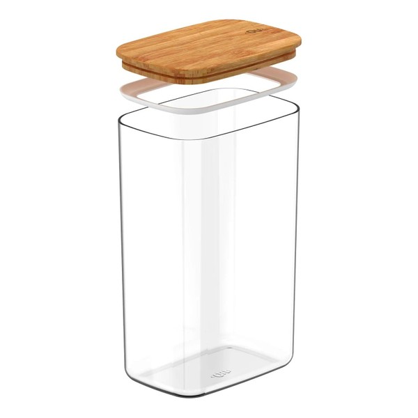 Pote hermético organizador retangular Ou 2,3L Linha Keep