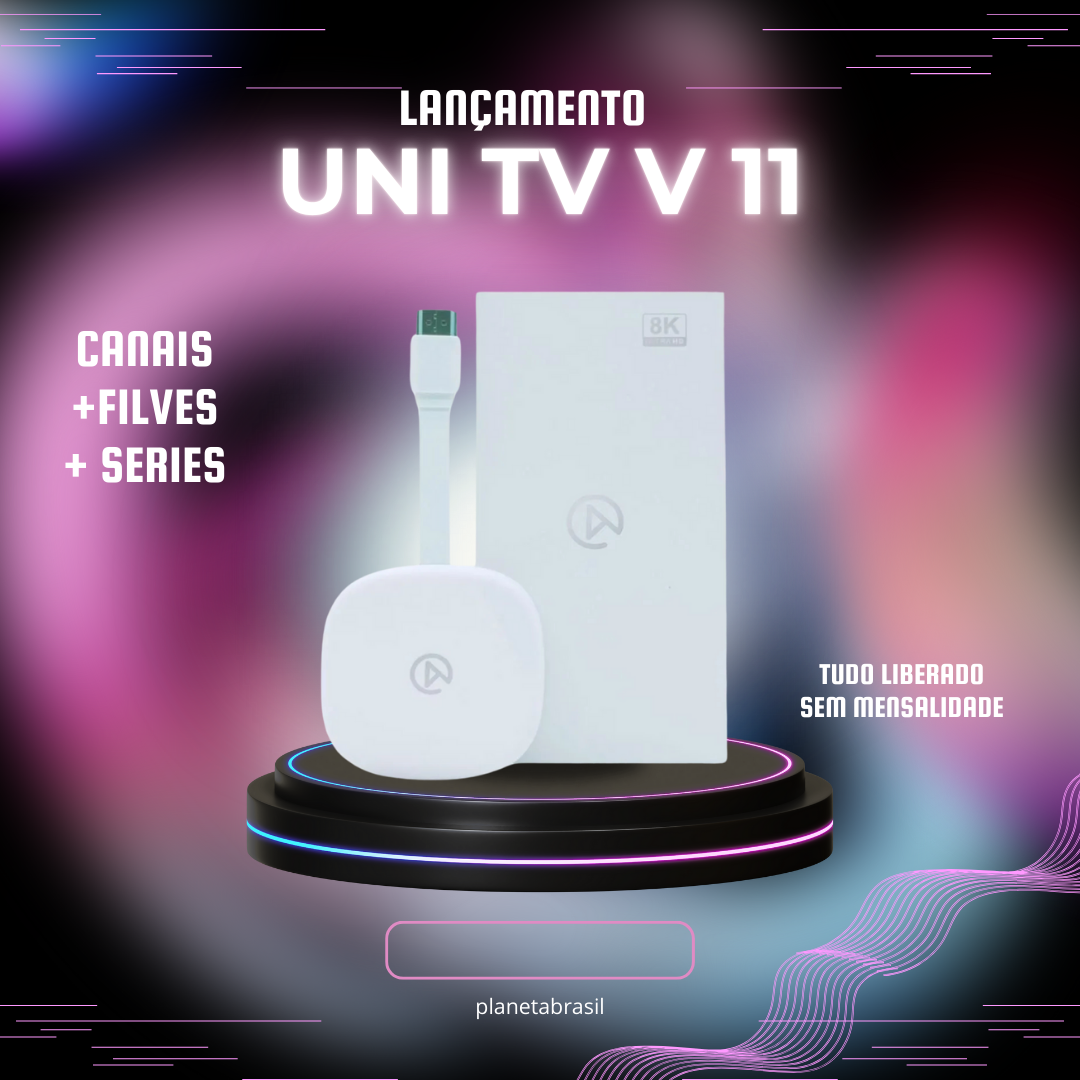 UniTV V11 Cast – Transforme sua TV em uma Central de Entretenimento ...