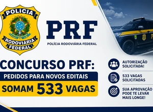 Concurso PRF 2026: pedidos para novos editais somam 533 vagas