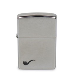 Isqueiro Zippo Brushed Chrome (Para Cachimbo)