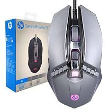Mouse HP Gamer USB 2400DPI LED - M270 Chumbo