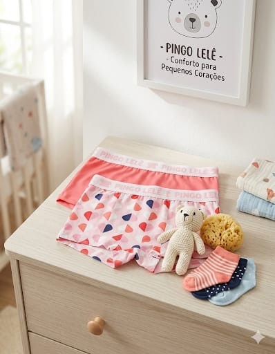 KIT BOXER MENINA KIDS PINGO LELE 76160