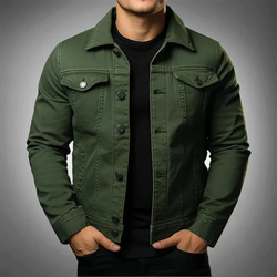 Jaqueta Jeans Masculina Slim Matezzo
