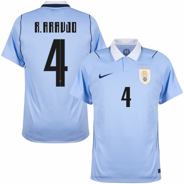 Camisa Seleção Uruguai Home 2026/27 R. Araujo 4