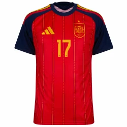 Camisa Seleção Espanha Home 2026/27 Williams Jr. 17