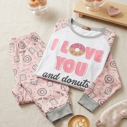 PIJAMA MANGA LONGA ADULTO DONUTS 76207 PINGO LELE