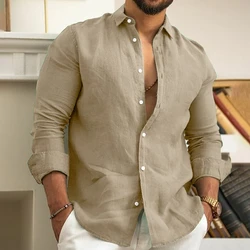 (PAGUE 1 LEVE 2) Camisa de Linho Premium Masculina + BRINDE