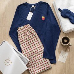PIJAMA MANGA LONGA ADULTO BATATA FRITA 86123 PINGO LELE