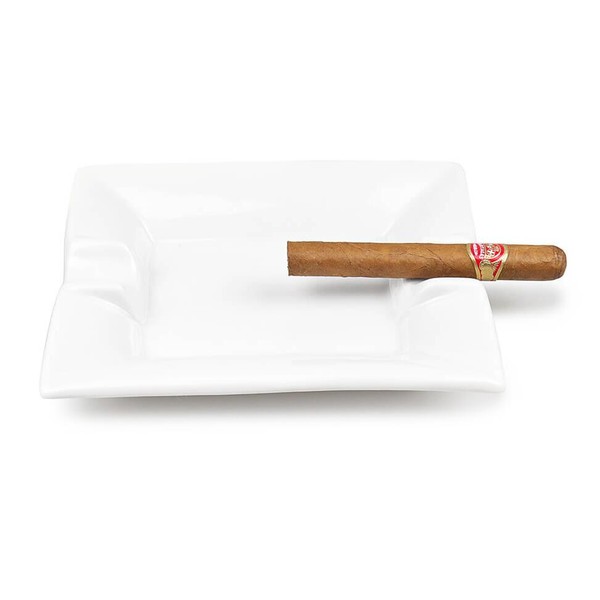 Cinzeiro de Porcelana para 2 Charutos Phantom