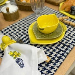 Guardanapo Bordado Limão Siciliano Novo